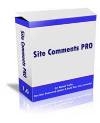 Product picture Site Comments Pro