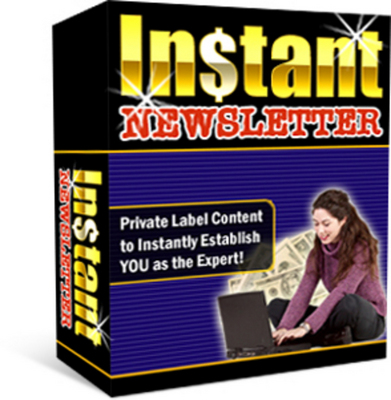 Product picture Instant Newsletter: Internet Marketing Newsletter 