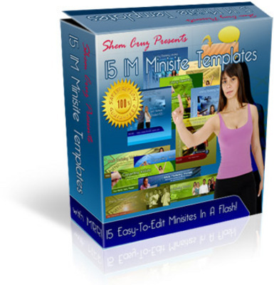 Product picture 15 IM Minisite Templates - Master Resell Rights