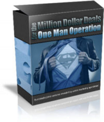 Product picture Million Dollar Deals-One man Operation