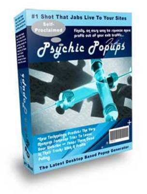 Product picture Psychic Popups The Latest Desktop Based Popup Generator - *w