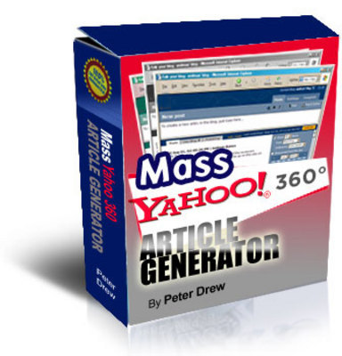 Product picture Yahoo Blog 360 Article Generator