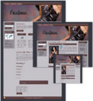 Product picture Fashion Website Template 1 