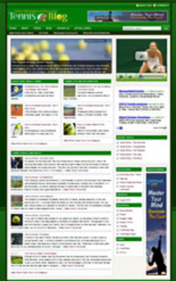 Product picture Tennis Blog Package Template MRR