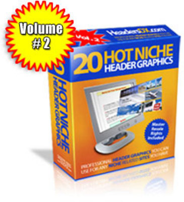 Product picture 20 Hot Niche Headers Vol2 MRR
