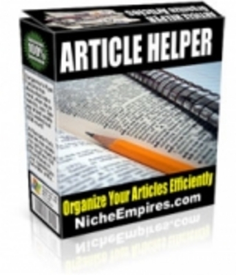 Product picture *NEW* Article Helper Software With Resale Rights