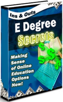 Product picture What Is An E Degree? Making Sense Of Online Education Option