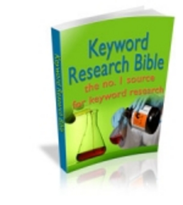 Product picture Keyword Research Bible MRR!