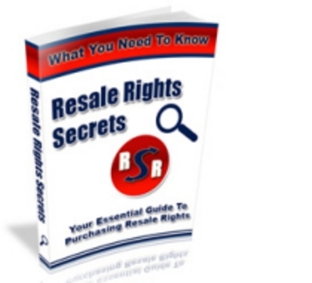 Product picture *NEW* Resale Rights Secrets With MRR