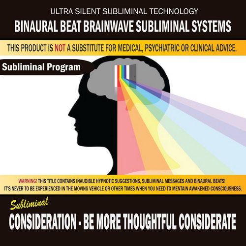 Product picture Consideration - Be More Thoughtful Considerate